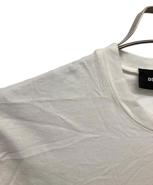 DSQUARED2（ディースクエアード）DSQUARED2 (ディースクエアード) Tシャツ ホワイト サイズ:Sの古着・服飾アイテム