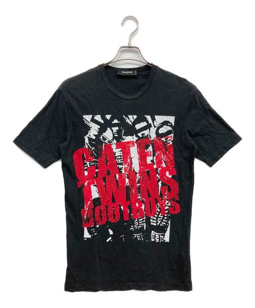 DSQUARED2（ディースクエアード）DSQUARED2 (ディースクエアード) Tシャツ ブラック サイズ:Ｓの古着・服飾アイテム
