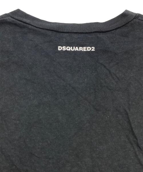 DSQUARED2（ディースクエアード）DSQUARED2 (ディースクエアード) Tシャツ ブラック サイズ:Ｓの古着・服飾アイテム