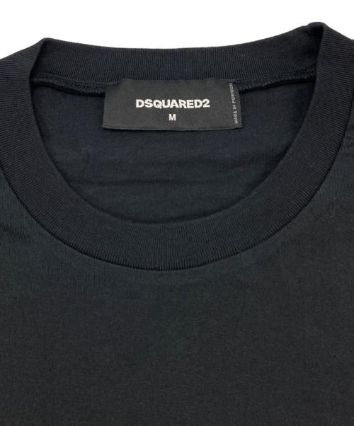 DSQUARED2（ディースクエアード）DSQUARED2 (ディースクエアード) Tシャツ ブラック サイズ:Ｍの古着・服飾アイテム