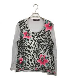 LEONARD（レオナール）の古着「切替ニット」｜グレー