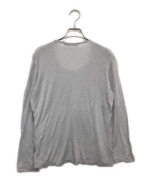 LEONARD（レオナール）LEONARD (レオナール) 切替ニット グレー サイズ:13Rの古着・服飾アイテム