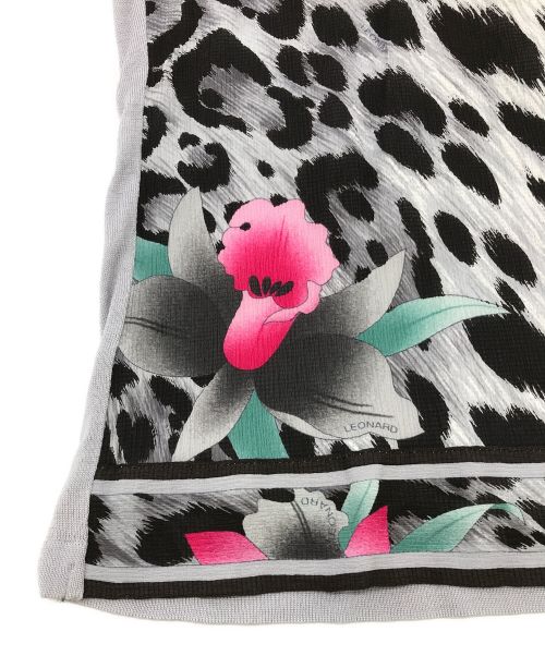 LEONARD（レオナール）LEONARD (レオナール) 切替ニット グレー サイズ:13Rの古着・服飾アイテム