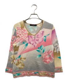 LEONARD（レオナール）の古着「シルク混カットソー」｜ピンク