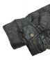 中古・古着 cellini (チェリーニ) パッチワークレザージャケット ブラック サイズ:XL：6000円
