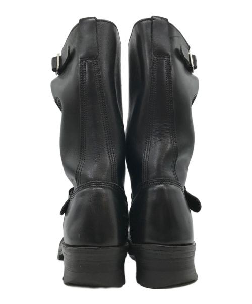 HATHORN（ハソーン）HATHORN (ハソーン) エンジニアブーツ ブラック サイズ:9Dの古着・服飾アイテム