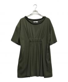 MM6（エムエムシックス）の古着「半袖ワンピース」｜グリーン