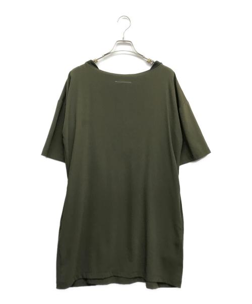 MM6（エムエムシックス）MM6 (エムエムシックス) 半袖ワンピース グリーン サイズ:38の古着・服飾アイテム