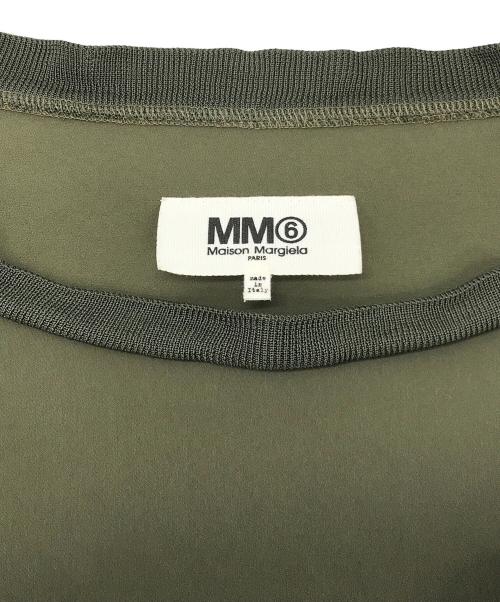 MM6（エムエムシックス）MM6 (エムエムシックス) 半袖ワンピース グリーン サイズ:38の古着・服飾アイテム