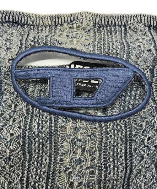 DIESEL（ディーゼル）DIESEL (ディーゼル) ニットマキシドレス ブルー サイズ:Lの古着・服飾アイテム