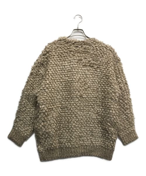 CLANE（クラネ）CLANE (クラネ) MIX LOOP MOHAIR KNIT CARDIGAN ベージュ サイズ:1の古着・服飾アイテム