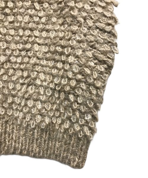 CLANE（クラネ）CLANE (クラネ) MIX LOOP MOHAIR KNIT CARDIGAN ベージュ サイズ:1の古着・服飾アイテム