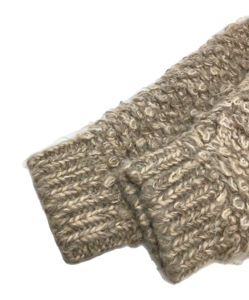 CLANE（クラネ）CLANE (クラネ) MIX LOOP MOHAIR KNIT CARDIGAN ベージュ サイズ:1の古着・服飾アイテム