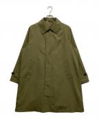 TAIONタイオン）の古着「ステンカラーコート」｜グリーン
