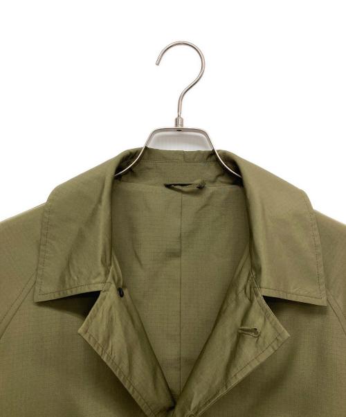 TAION（タイオン）TAION (タイオン) ステンカラーコート グリーン サイズ:Sの古着・服飾アイテム