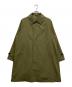 TAION（タイオン）の古着「ステンカラーコート」｜グリーン