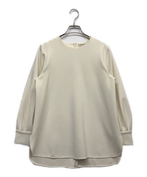 UNITED ARROWS TOKYO（ユナイテッドアローズトウキョウ）UNITED ARROWS TOKYO (ユナイテッドアローズトウキョウ) SPONGY パールモチーフ ブラウス アイボリー サイズ:38の古着・服飾アイテム