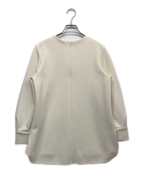 UNITED ARROWS TOKYO（ユナイテッドアローズトウキョウ）UNITED ARROWS TOKYO (ユナイテッドアローズトウキョウ) SPONGY パールモチーフ ブラウス アイボリー サイズ:38の古着・服飾アイテム