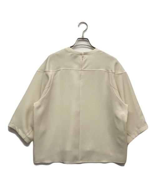 UNITED ARROWS TOKYO（ユナイテッドアローズトウキョウ）UNITED ARROWS TOKYO (ユナイテッドアローズトウキョウ) COMFYプルオーバーブラウス アイボリー サイズ:36の古着・服飾アイテム