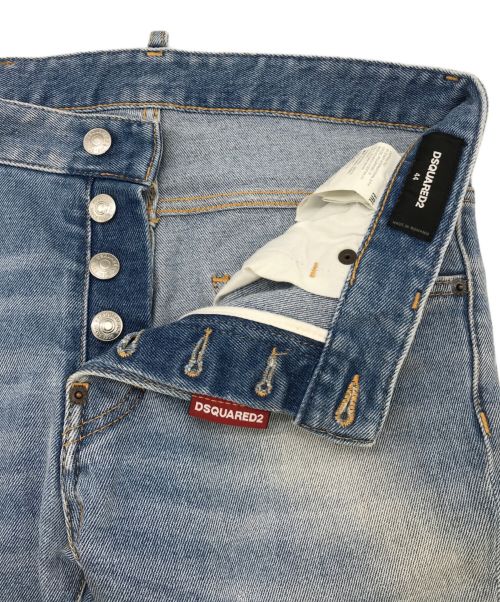 DSQUARED2（ディースクエアード）DSQUARED2 (ディースクエアード) デニムパンツ インディゴ サイズ:44の古着・服飾アイテム