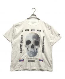 NEIGHBORHOOD×DSC（ネイバーフッド×デススプレーカスタム）の古着「コラボプリントTシャツ」｜ホワイト