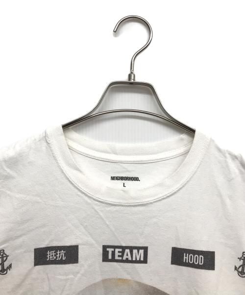 NEIGHBORHOOD（ネイバーフッド）NEIGHBORHOOD (ネイバーフッド) DSC コラボプリントTシャツ ホワイト サイズ:Lの古着・服飾アイテム