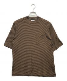 MAATEE&SONS（マーティーアンドサンズ）の古着「WASHABLE SILK POCKET TEE」｜イエロー