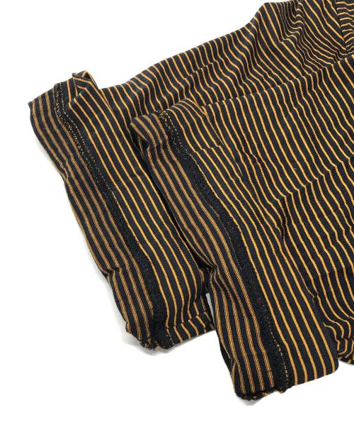 MAATEE&SONS（マーティーアンドサンズ）MAATEE&SONS (マーティーアンドサンズ) WASHABLE SILK POCKET TEE イエロー サイズ:2の古着・服飾アイテム