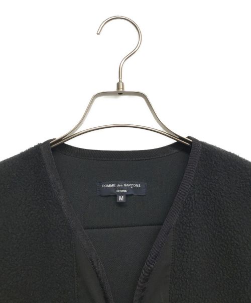 COMME des GARCONS HOMME（コムデギャルソン オム）COMME des GARCONS HOMME (コムデギャルソン オム) ボアミリタリーライニングジャケット ブラック サイズ:Mの古着・服飾アイテム