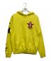 TANTA（タンタ）の古着「スワロフスキー付きパーカー」｜イエロー