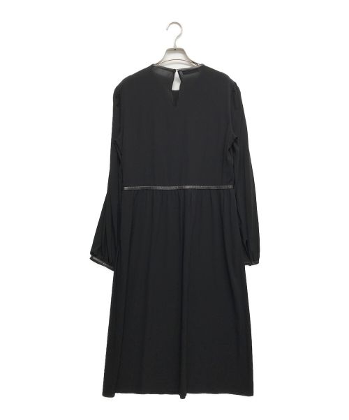 PRADA（プラダ）PRADA (プラダ) ブラウスワンピース ブラック サイズ:44の古着・服飾アイテム