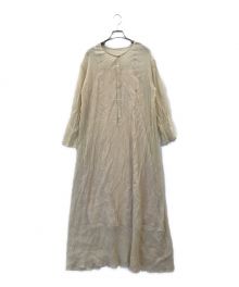 SHENERY（シーナリー）の古着「コットンシアー楊柳マキシドレス」｜ベージュ