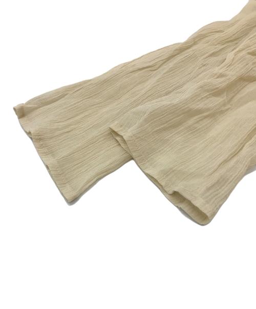 SHENERY（シーナリー）SHENERY (シーナリー) コットンシアー楊柳マキシドレス ベージュ サイズ:Mの古着・服飾アイテム