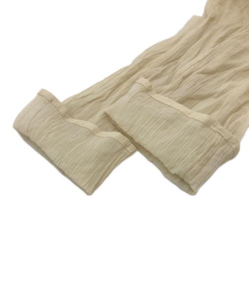 SHENERY（シーナリー）SHENERY (シーナリー) コットンシアー楊柳マキシドレス ベージュ サイズ:Mの古着・服飾アイテム