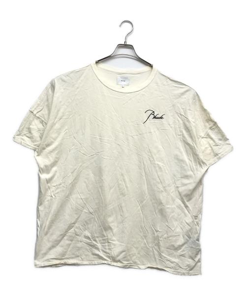 RHUDE（ルード）RHUDE (ルード) ロゴ Tシャツ ベージュ サイズ:XXLの古着・服飾アイテム