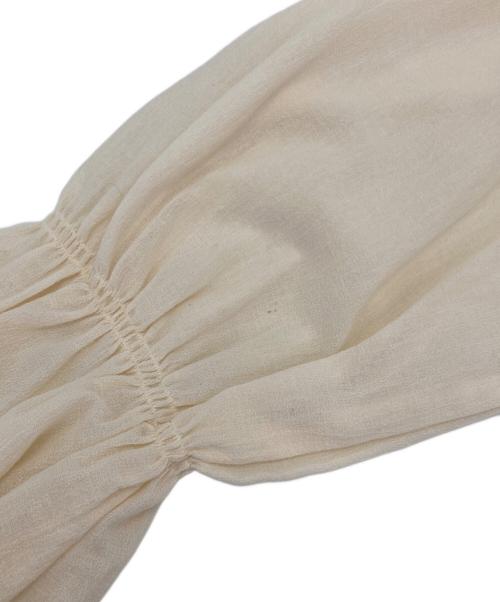 Leilian（レリアン）LEILIAN (レリアン) キャンディスリーブブラウス アイボリー サイズ:9の古着・服飾アイテム