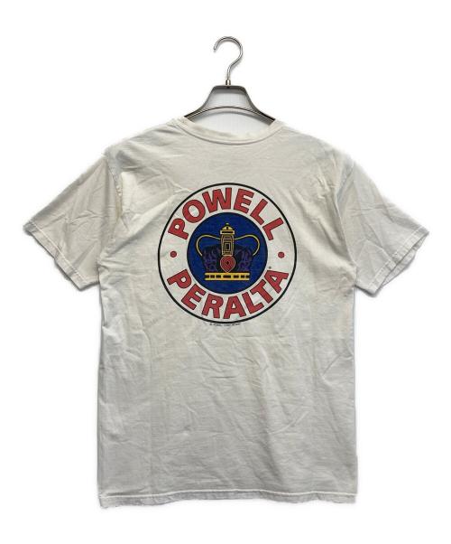 powell peralta（パウエルペラルタ）POWELL PERALTA (パウエルペラルタ) バンドTシャツ ホワイト サイズ:Mの古着・服飾アイテム