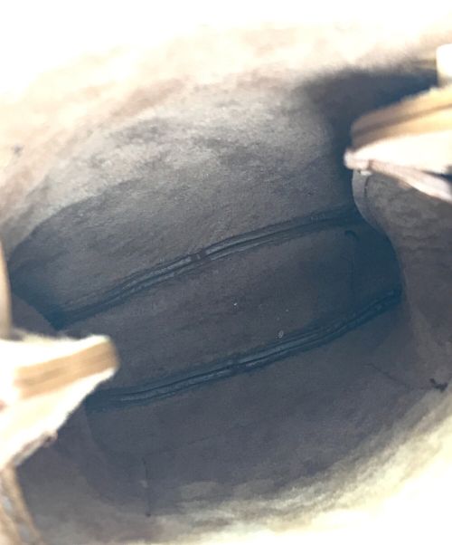 HIROFU（ヒロフ）HIROFU (ヒロフ) スマートフォン用ミニレザーショルダーバッグ S 2WAY ベージュの古着・服飾アイテム