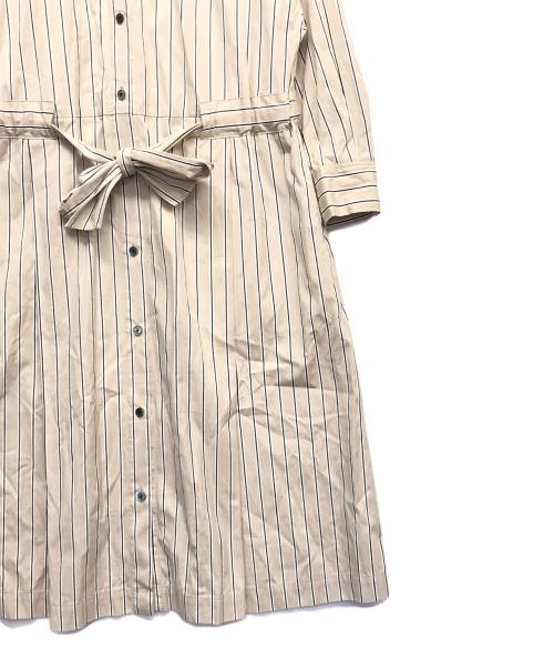 ANAYI（アナイ）ANAYI (アナイ) ストライプシャツワンピース ベージュ サイズ:36の古着・服飾アイテム