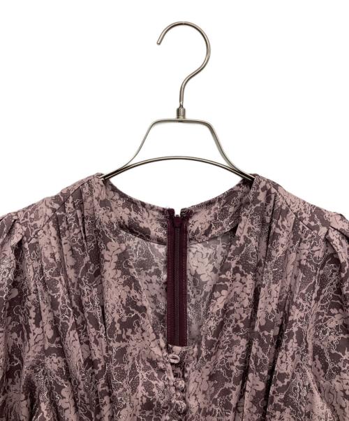 FRAY ID（フレイ アイディー）FRAY ID (フレイ アイディー) ウエストシャーリングプリントワンピ ピンク サイズ:1の古着・服飾アイテム