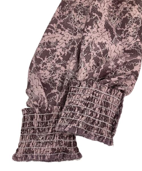 FRAY ID（フレイ アイディー）FRAY ID (フレイ アイディー) ウエストシャーリングプリントワンピ ピンク サイズ:1の古着・服飾アイテム