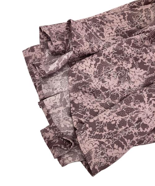 FRAY ID（フレイ アイディー）FRAY ID (フレイ アイディー) ウエストシャーリングプリントワンピ ピンク サイズ:1の古着・服飾アイテム