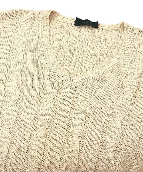 Zanone（ザノーネ）Zanone (ザノーネ) シルクニット ベージュ サイズ:50の古着・服飾アイテム