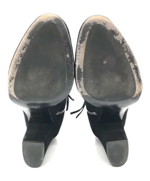 MIU MIU（ミュウミュウ）MIU MIU (ミュウミュウ) ショートブーツ ブラック サイズ:37の古着・服飾アイテム