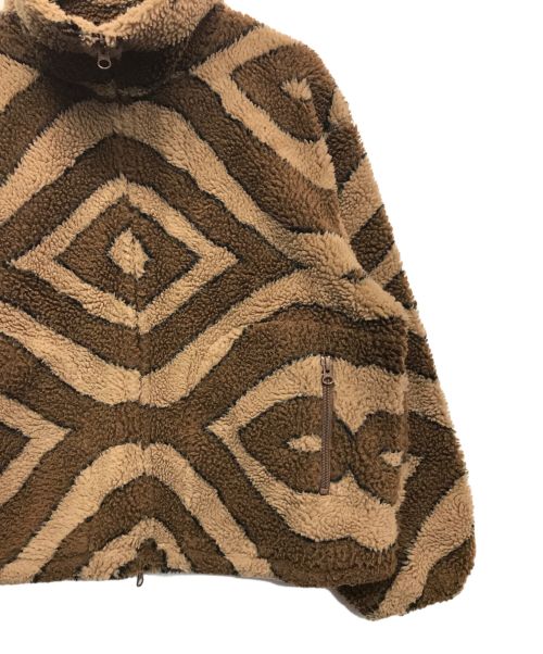 CLOUDY（クラウディー）CLOUDY (クラウディー) ボアジャケット ブラウン サイズ:Mの古着・服飾アイテム