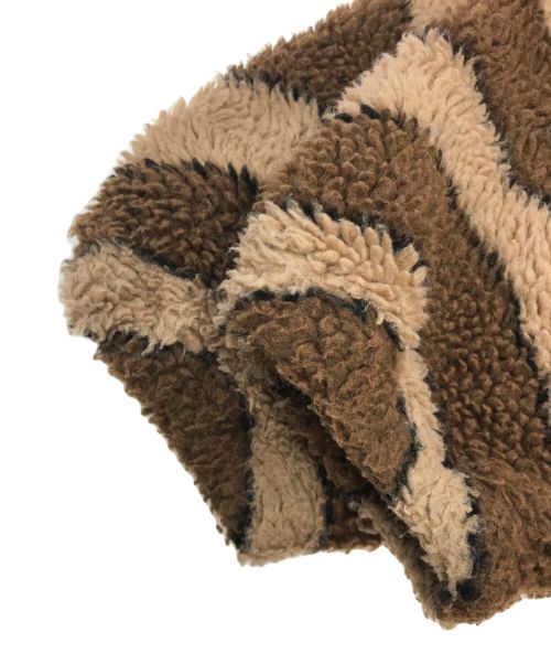 CLOUDY（クラウディー）CLOUDY (クラウディー) ボアジャケット ブラウン サイズ:Mの古着・服飾アイテム