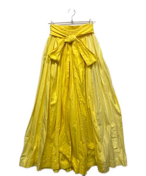 freada（フリーダ）Freada (フリーダ) ロングスカート イエロー サイズ:FREEの古着・服飾アイテム