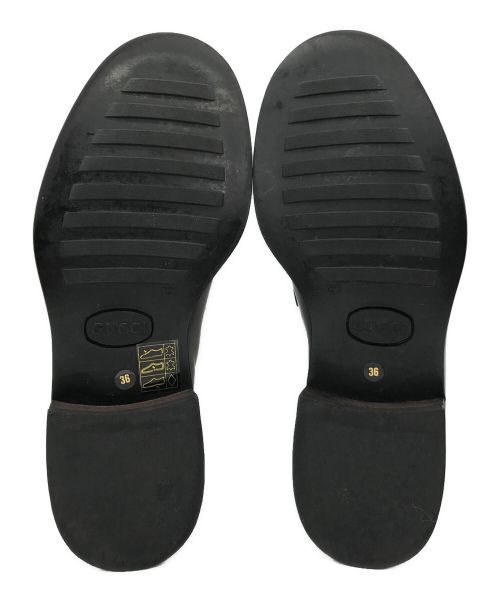 GUCCI（グッチ）GUCCI (グッチ) ホースビット ローファー ブラウン サイズ:36の古着・服飾アイテム