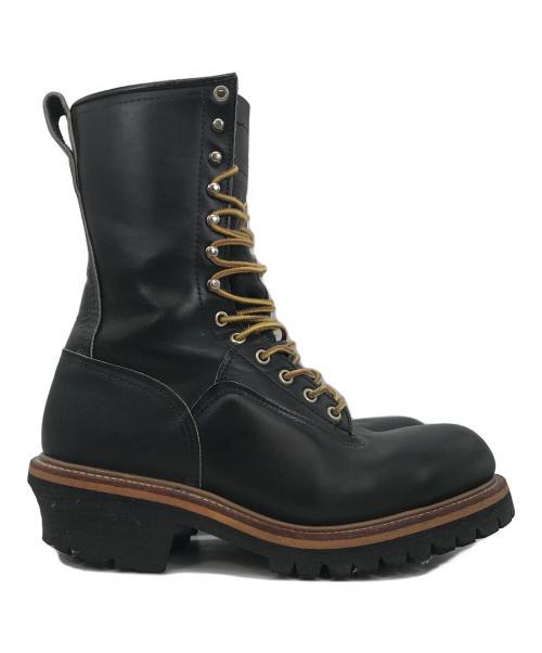 RED WING（レッドウィング）RED WING (レッドウィング) ロガーブーツ ブラック サイズ:8Dの古着・服飾アイテム