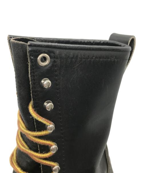 RED WING（レッドウィング）RED WING (レッドウィング) ロガーブーツ ブラック サイズ:8Dの古着・服飾アイテム